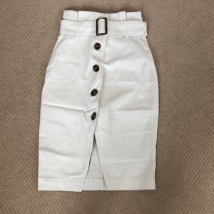 H&M Fitted Cargo Pencil Skirt